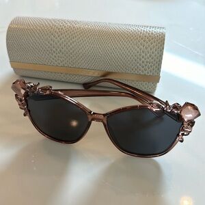 Jimmy Choo 59mm Cat Eye Sunglasses NEW